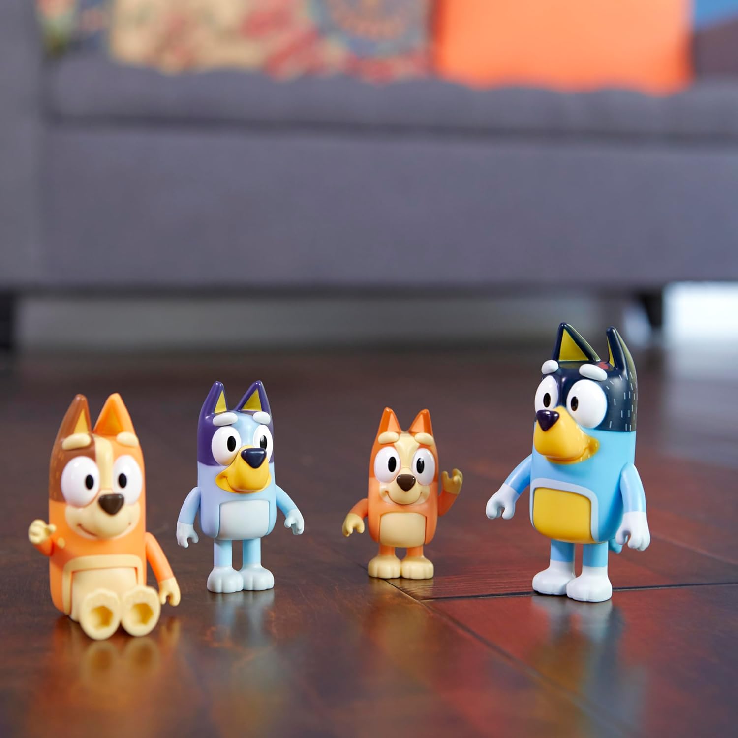 BlueY Set of 4 Articulated Figurines The Family, 6.3 cm