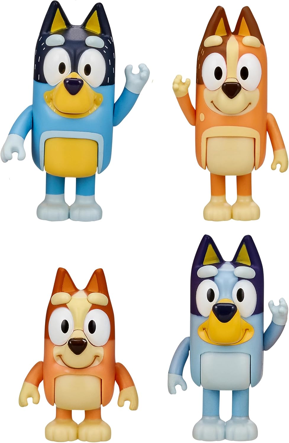 BlueY Set of 4 Articulated Figurines The Family, 6.3 cm