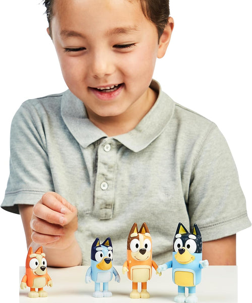 BlueY Set of 4 Articulated Figurines The Family, 6.3 cm