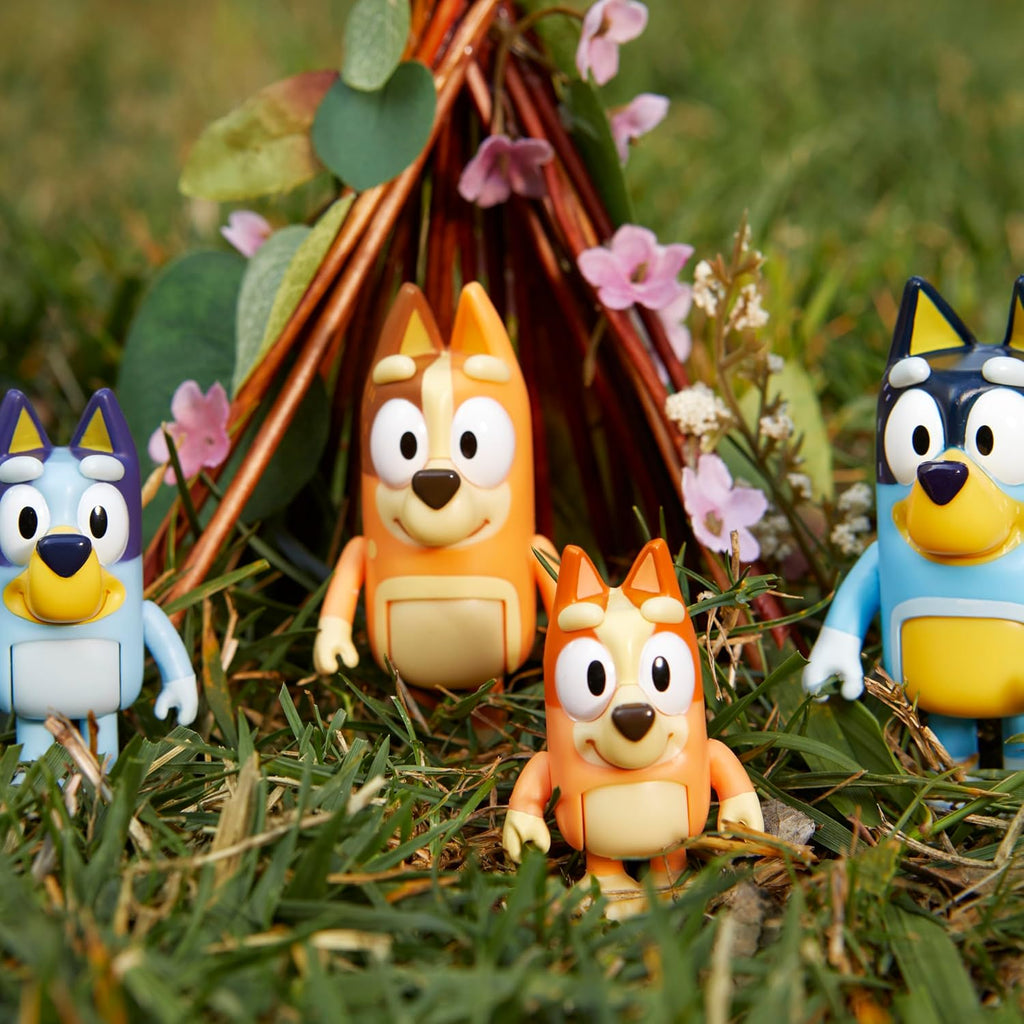 BlueY Set of 4 Articulated Figurines The Family, 6.3 cm