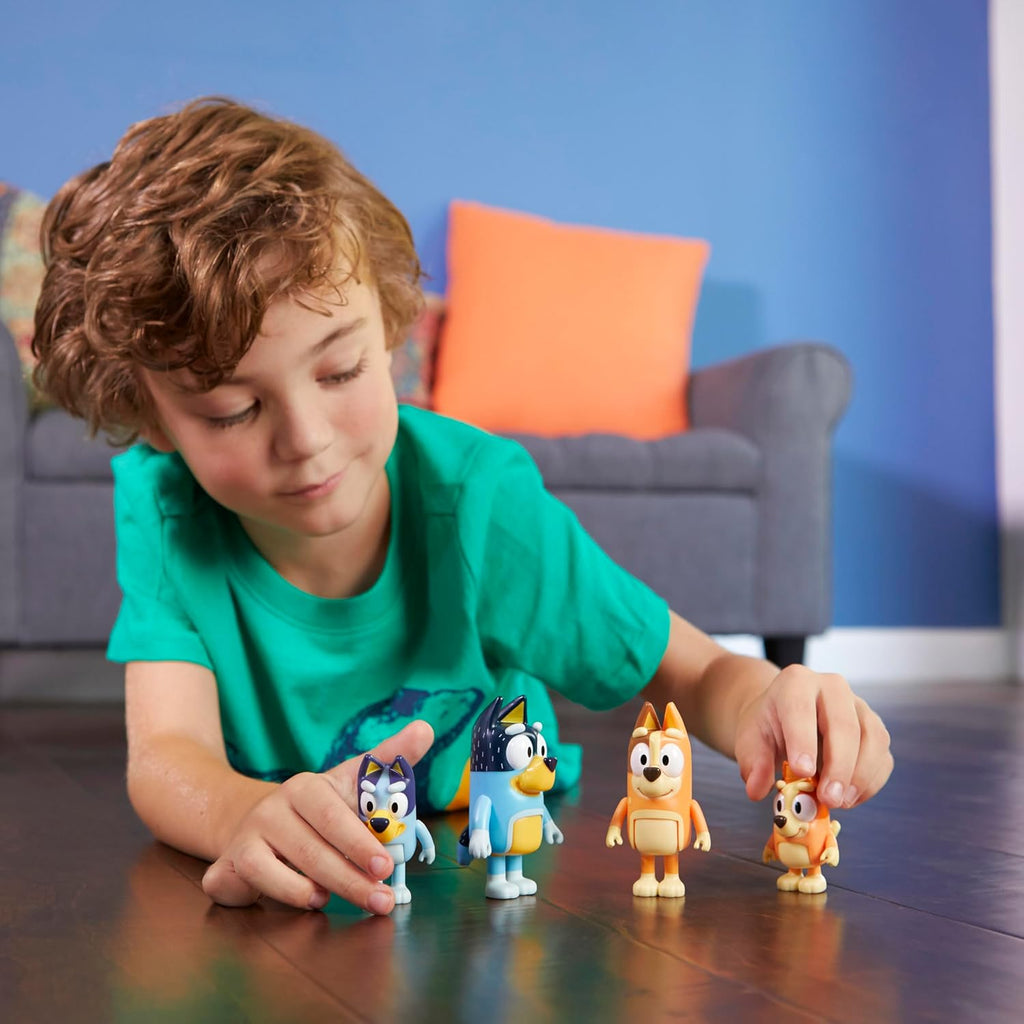 BlueY Set of 4 Articulated Figurines The Family, 6.3 cm