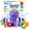 Toyliva Octopus Bath Ring Toss Toy for Babies 18 Months and Up
